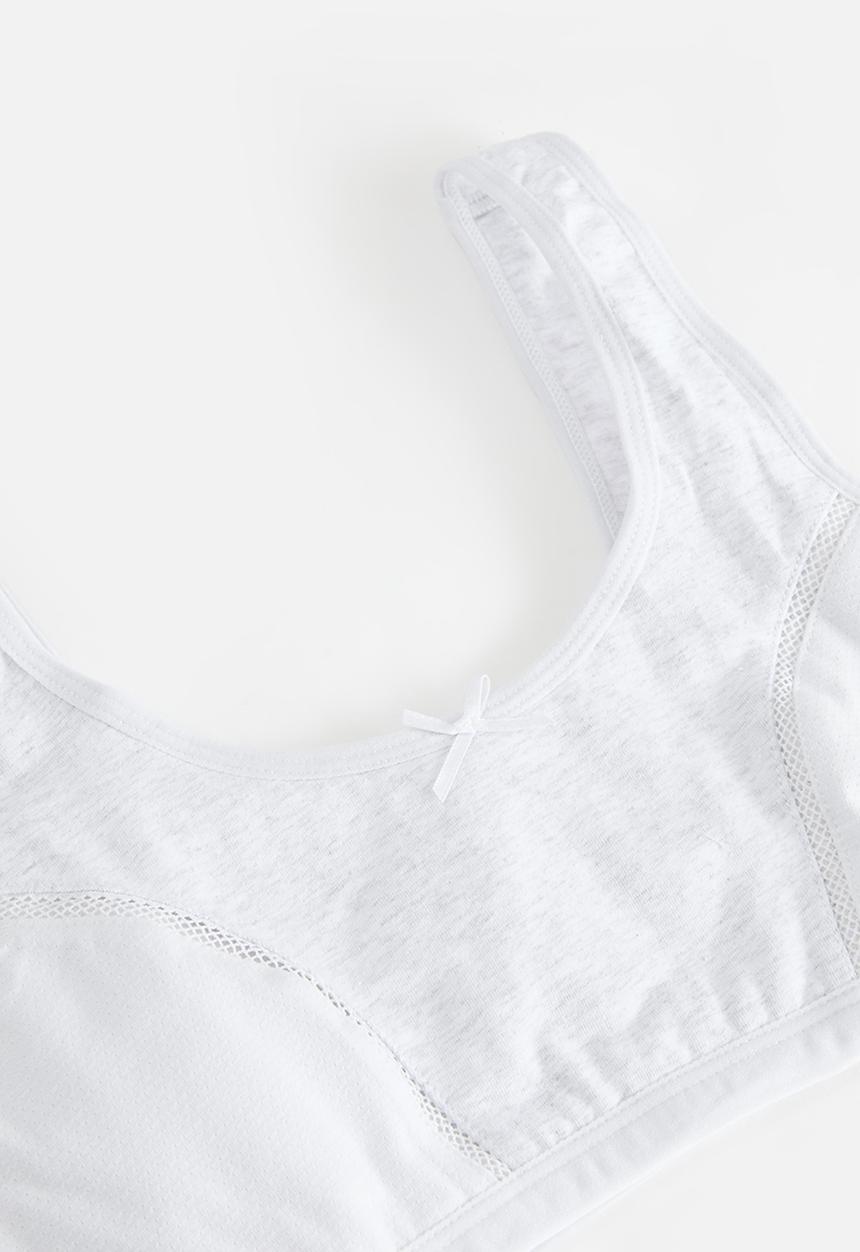 Pop Candy - Tween girls bra - grey