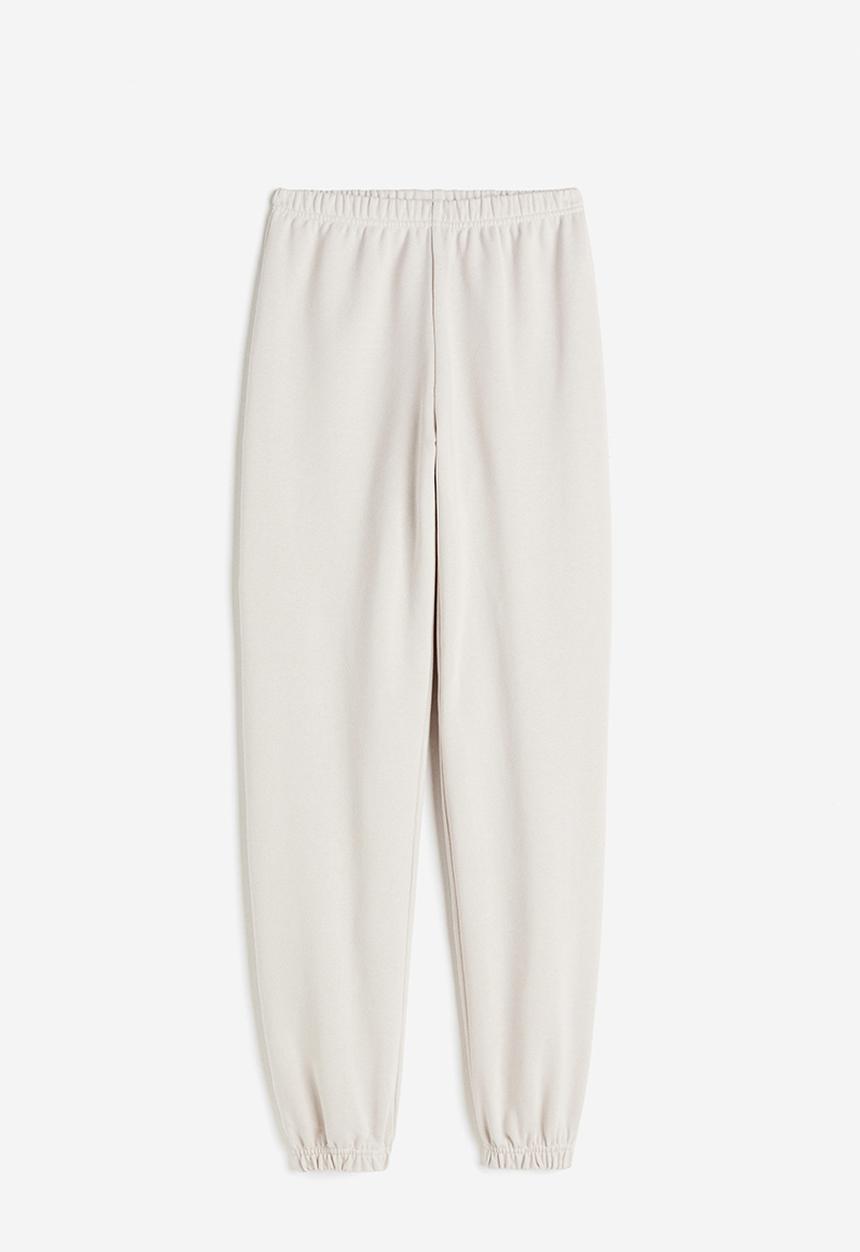H&M - Cotton-blend joggers - white