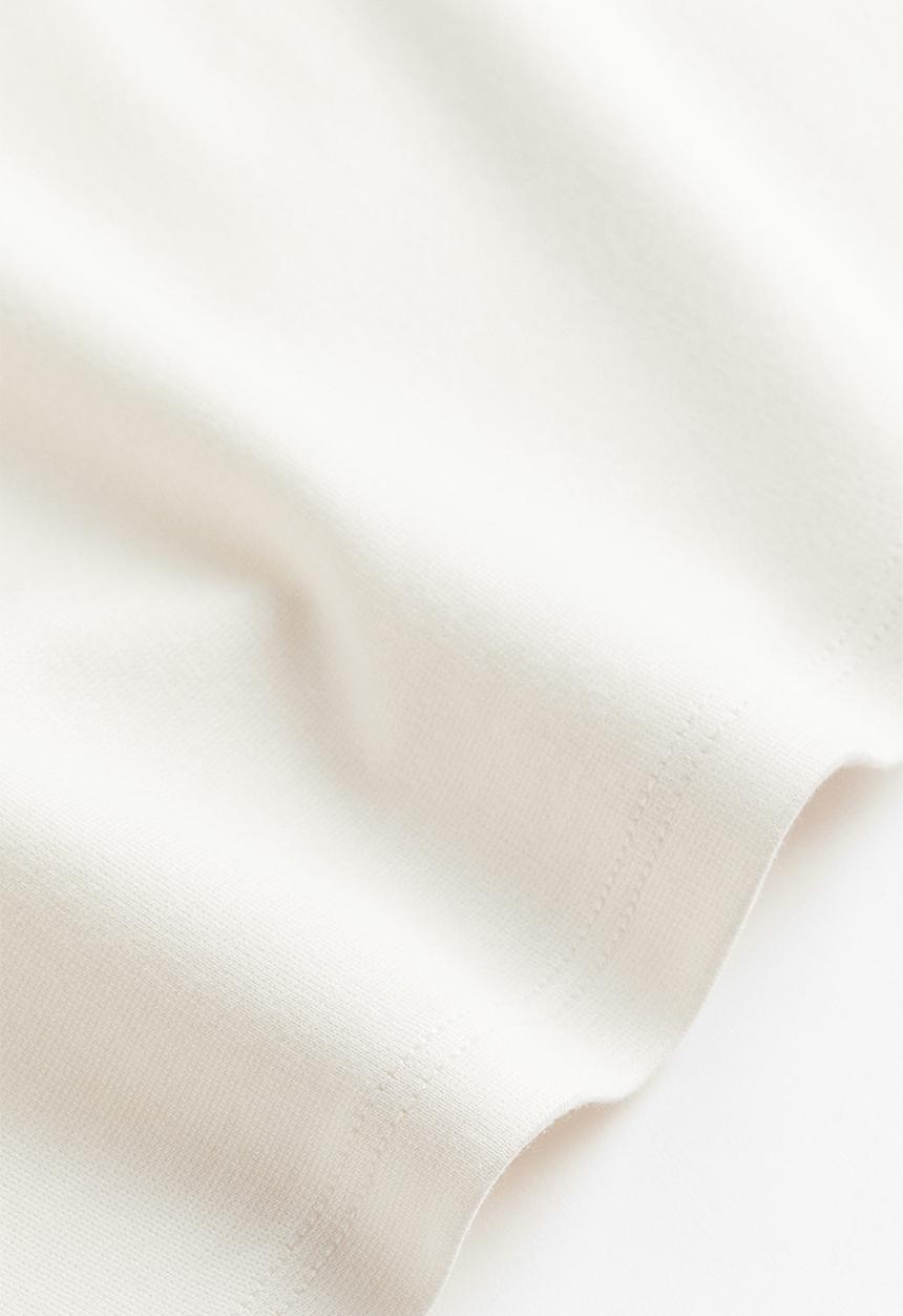 H&M - Knot-detail top - white