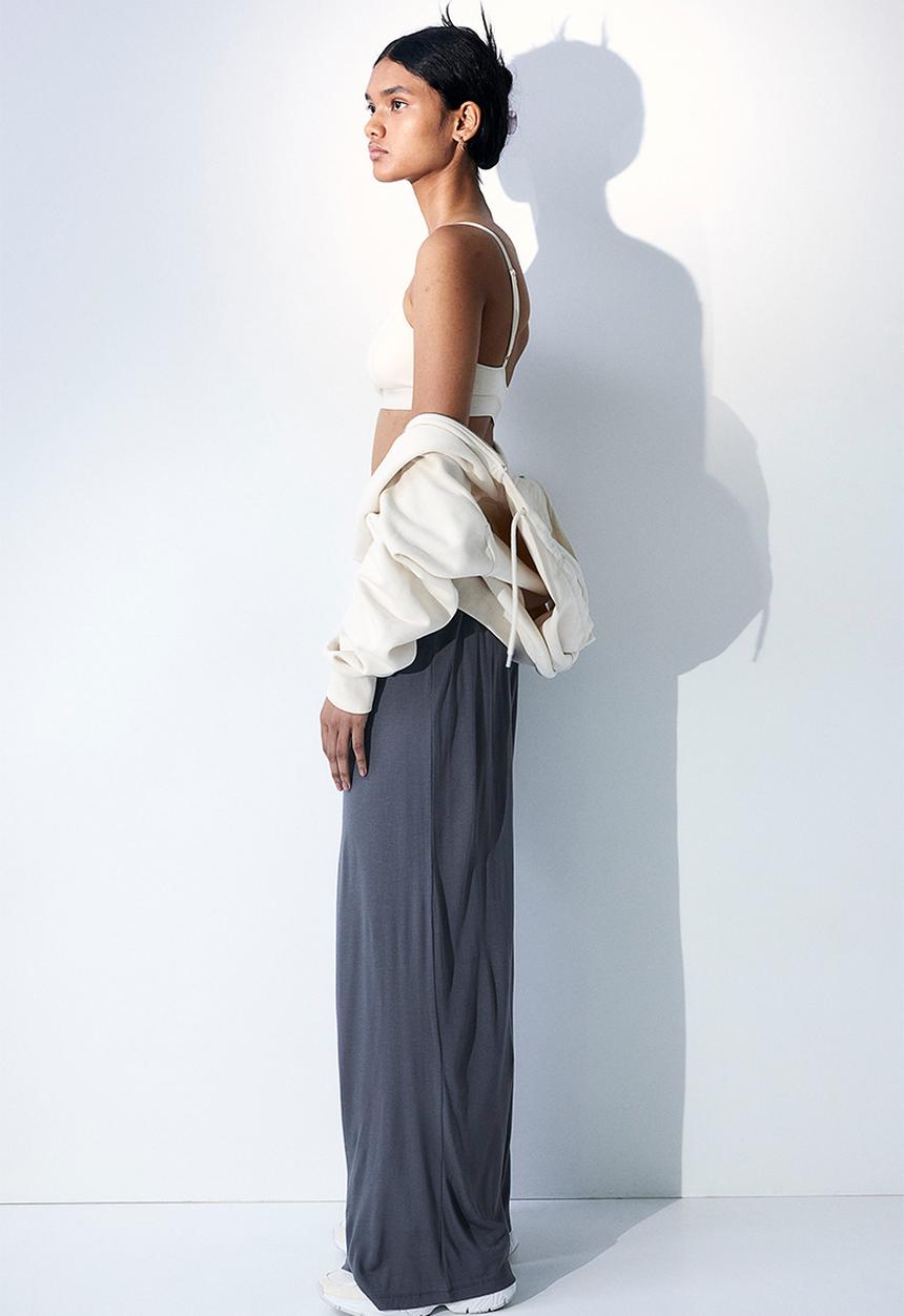 H&M - Loose fit trousers - grey