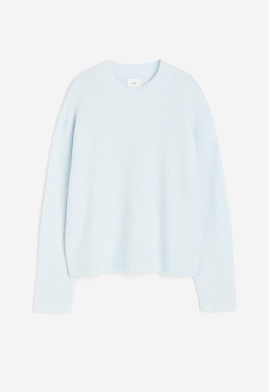 H&M - Rib-knit jumper - light blue