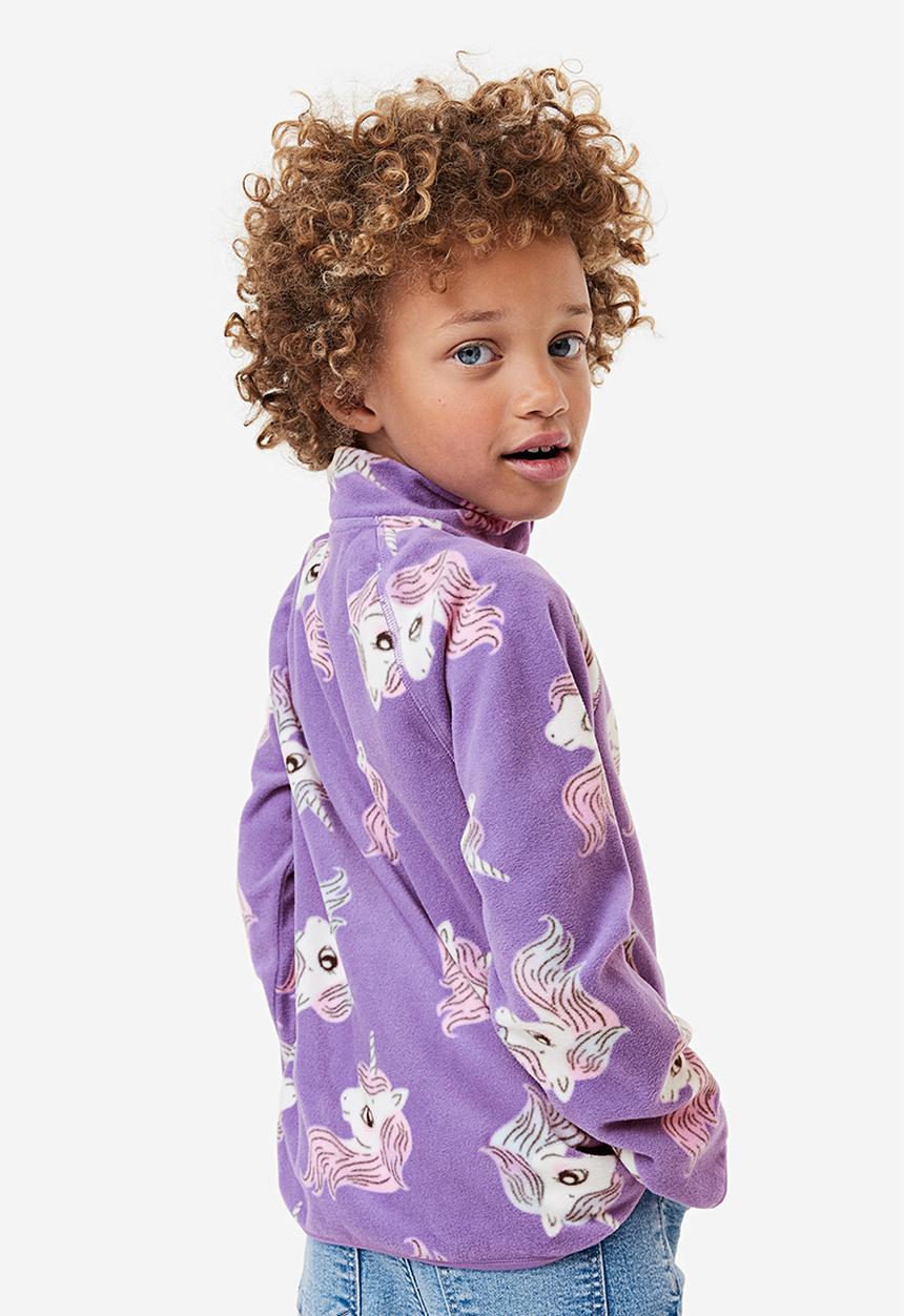 H&M - Fleece jacket - purple