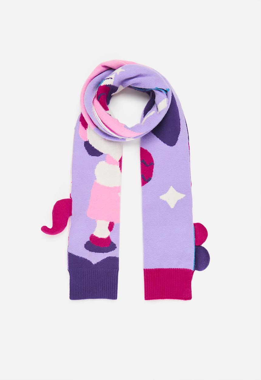 Pop Candy - Printed scarf - lilac