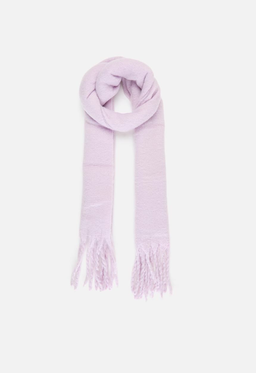 Pop Candy - Fringe detail scarf - lilac
