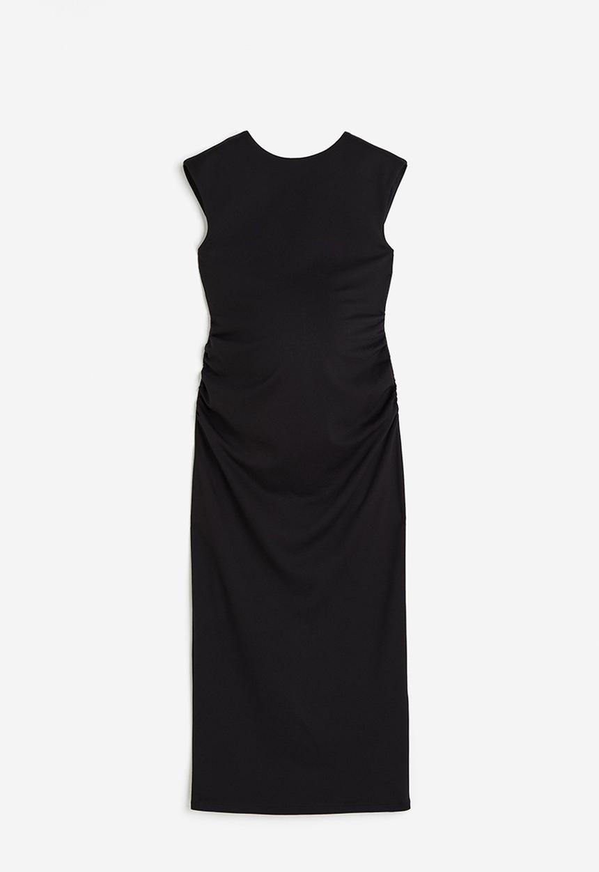 H&M - Mama jersey dress - black