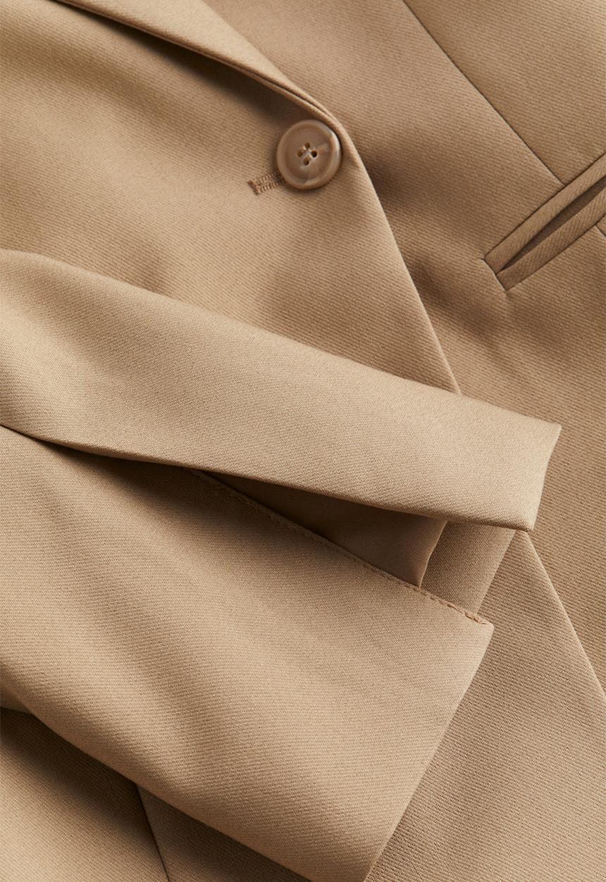 H&M - Double-breasted blazer - beige