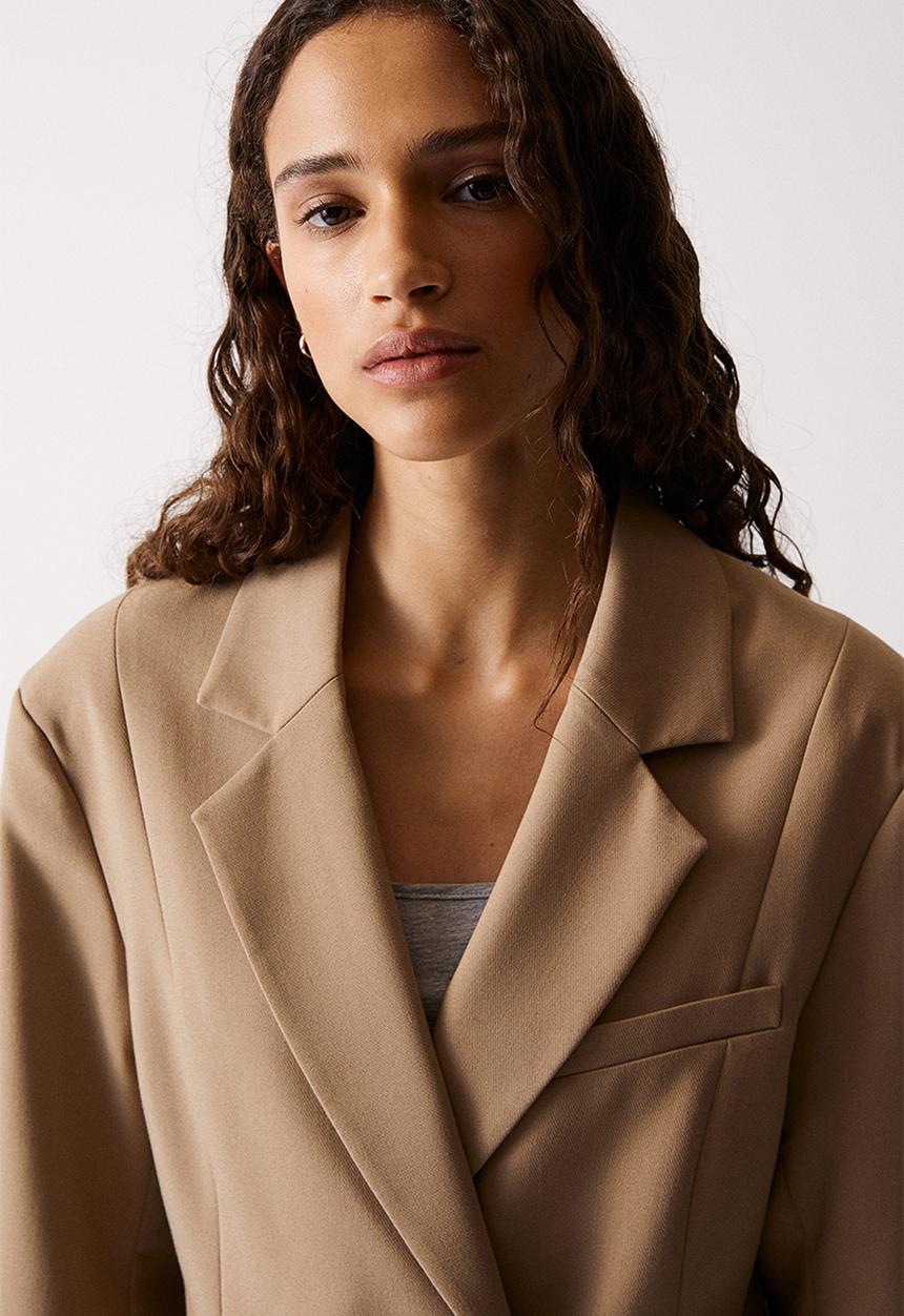 H&M - Double-breasted blazer - beige