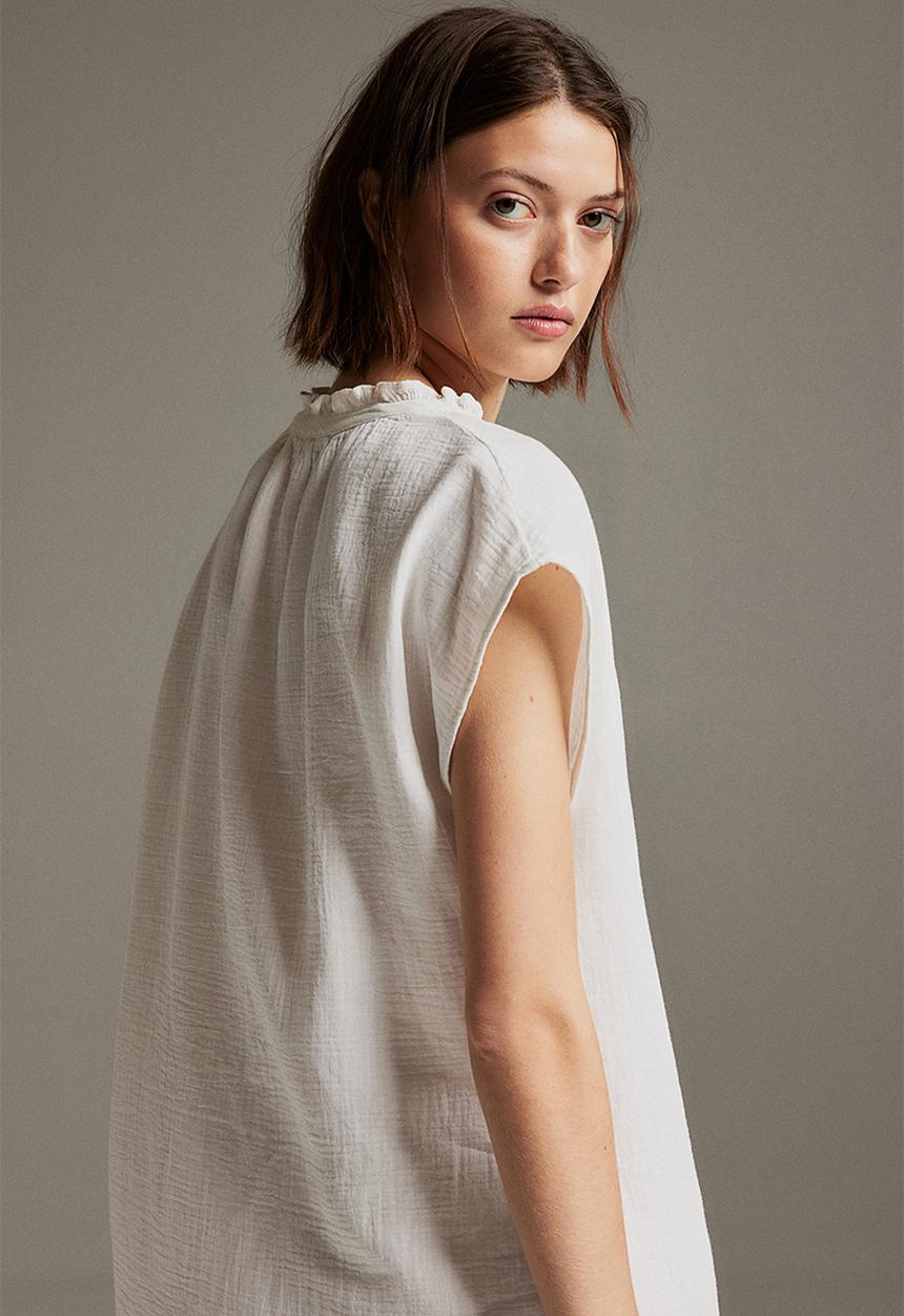 H&M - Muslin dress - white