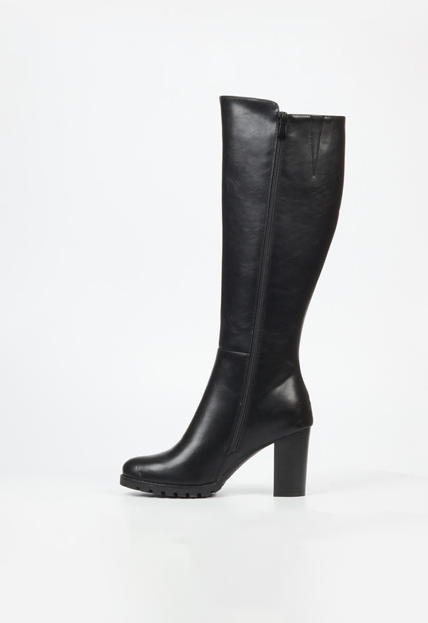 Butterfly Feet - June 5 block heel boot - black