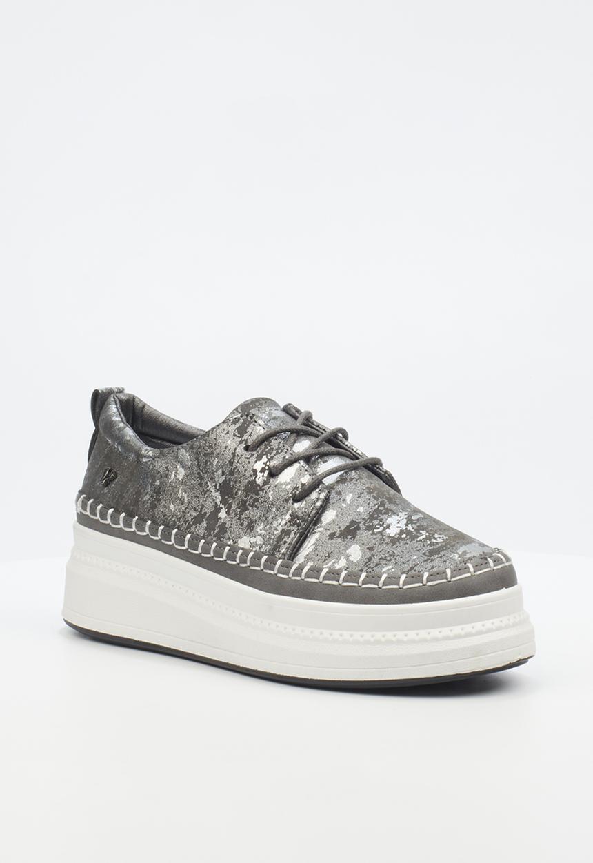 Butterfly Feet - Senhora 14 lace-up - pewter