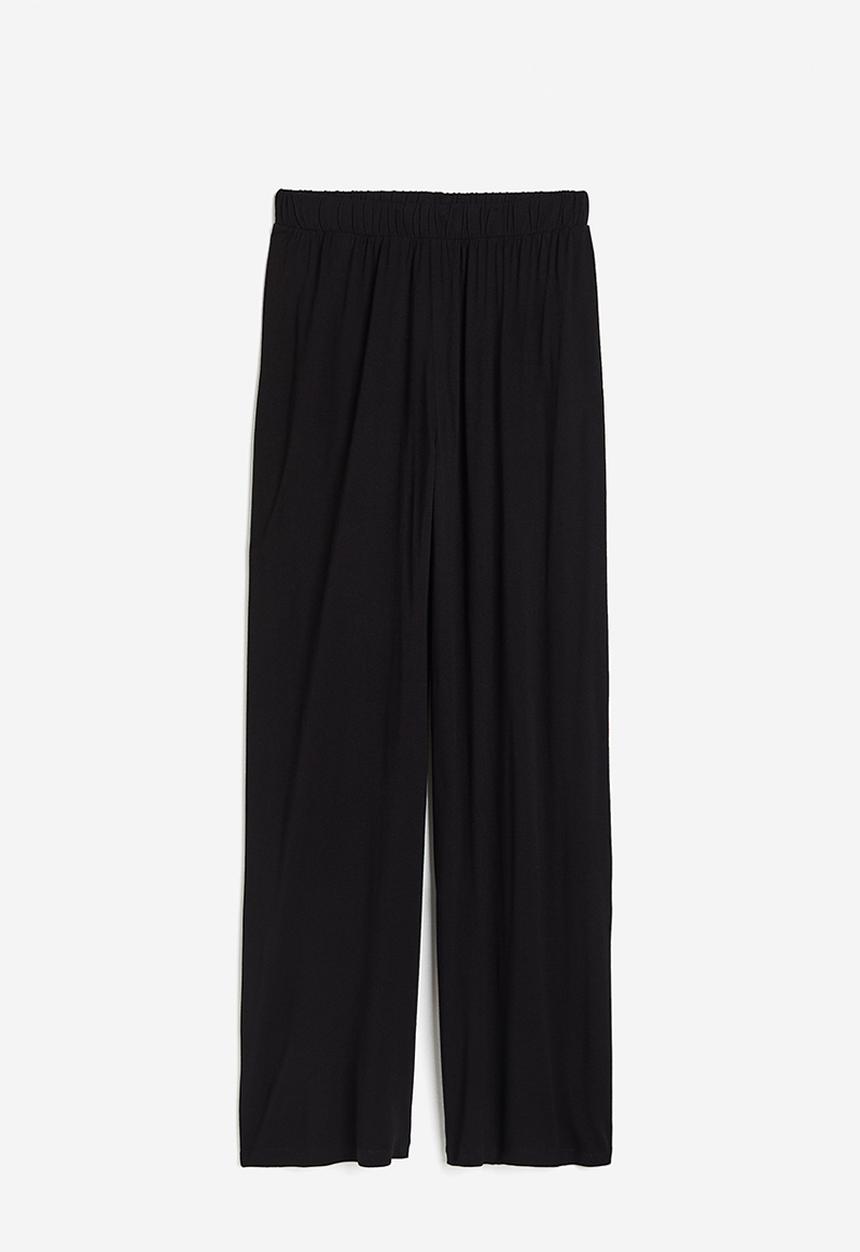 H&M - Loose fit trousers - black