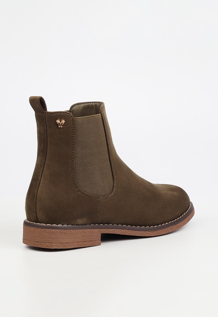 Butterfly Feet - Celeste 1 chelsea boot - olive