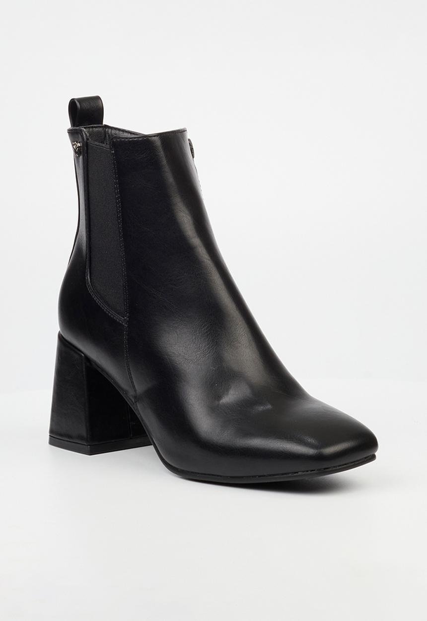 Butterfly Feet - Shardae 1 block heel boot - black