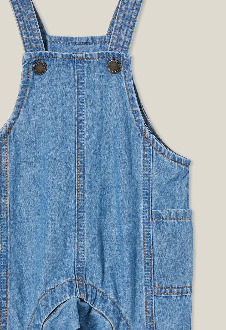 Cotton On - Max overall - airlie light blue wash