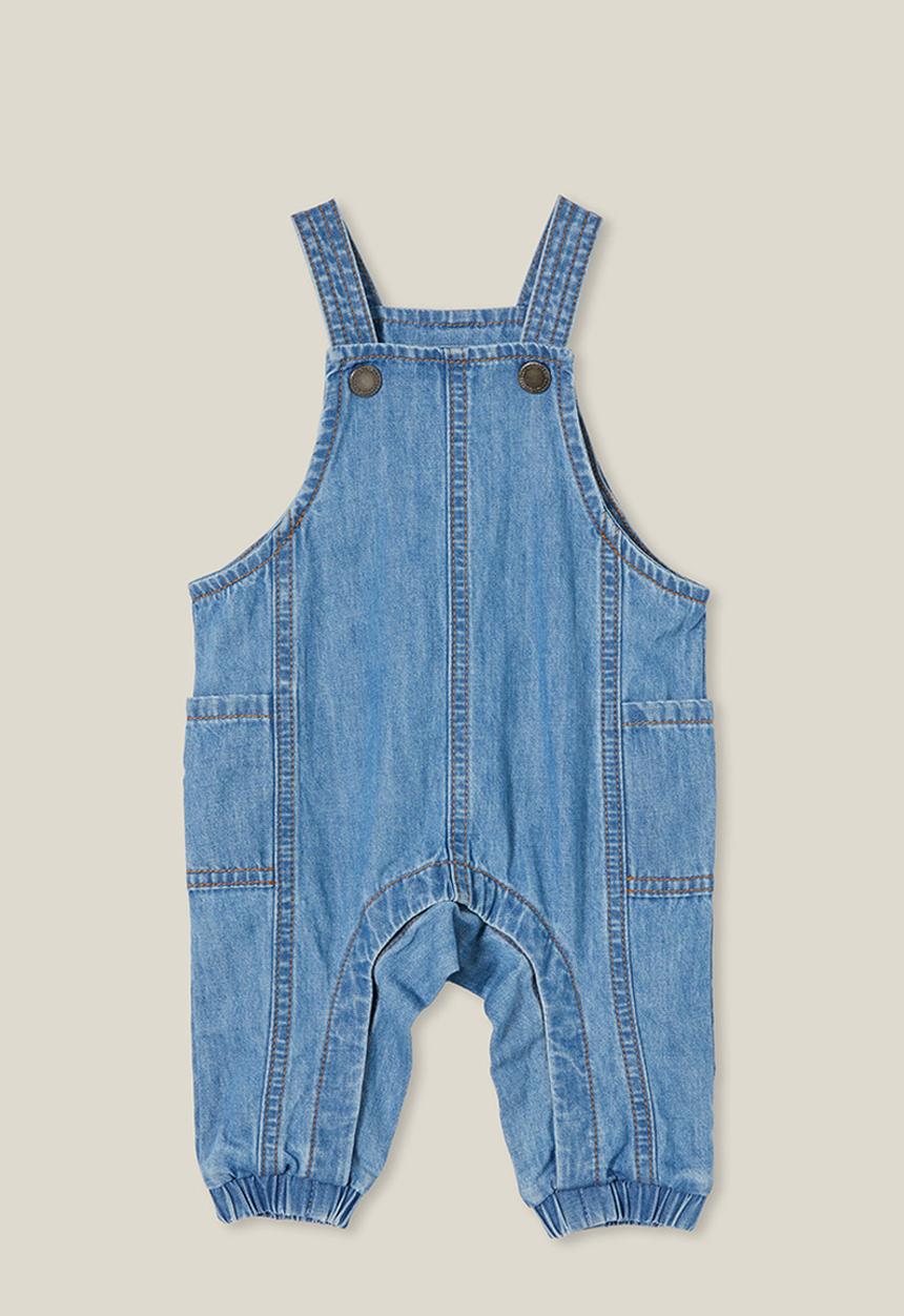 Cotton On - Max overall - airlie light blue wash