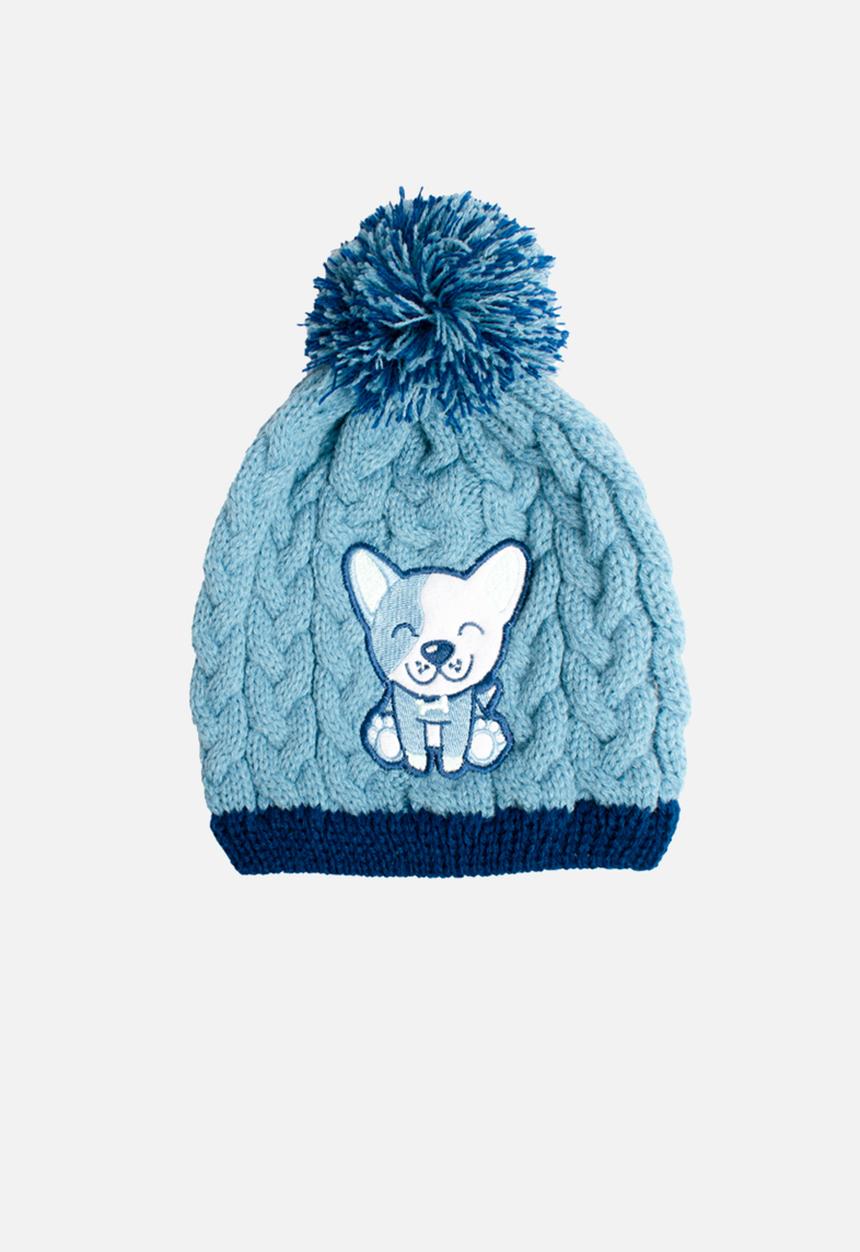 The Character Group (Legacy) - Doggy beanie & mitten - blue