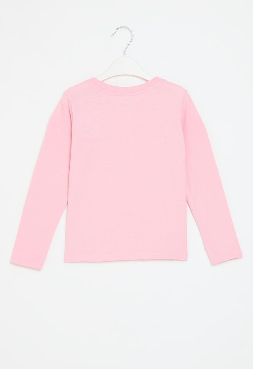 Pop Candy - Long sleeve printed tee - pink