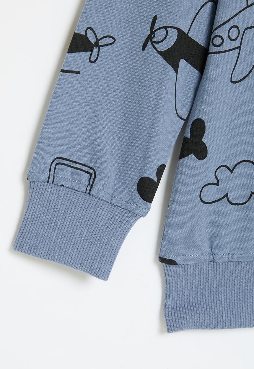 Pop Candy - Printed sweat top - blue