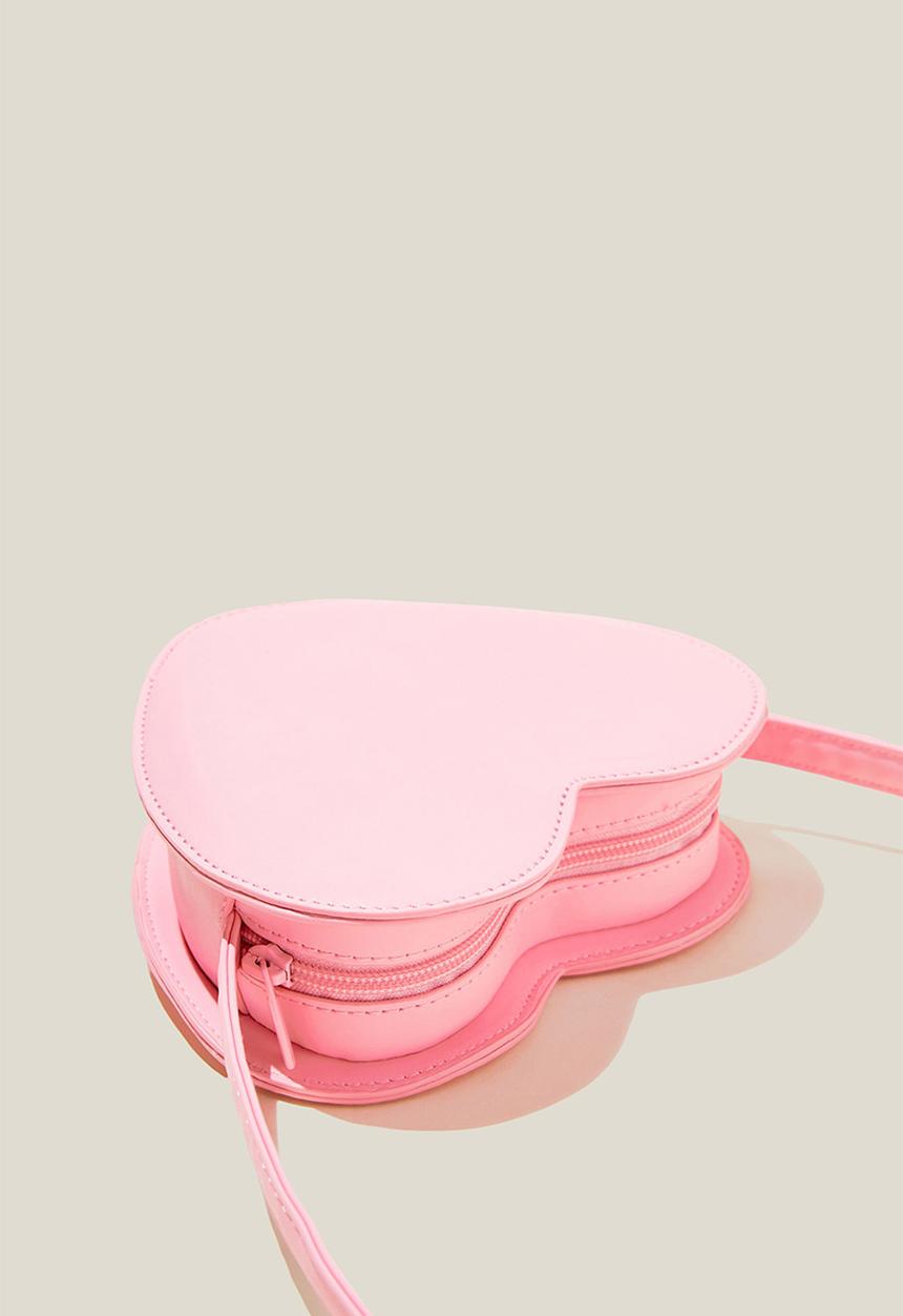 Cotton On - Hazel heart cross body bag - blush pink