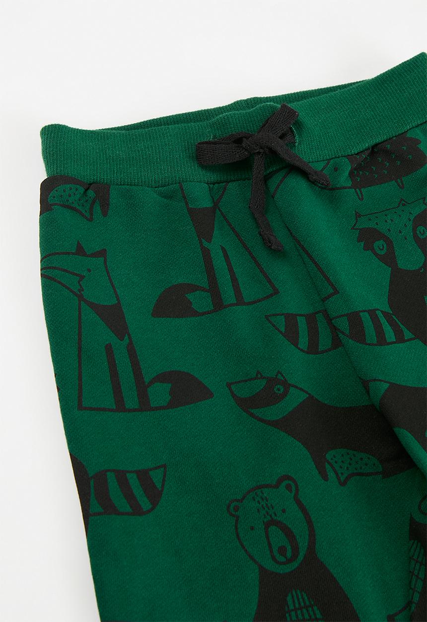 Pop Candy - Printed joggers - green