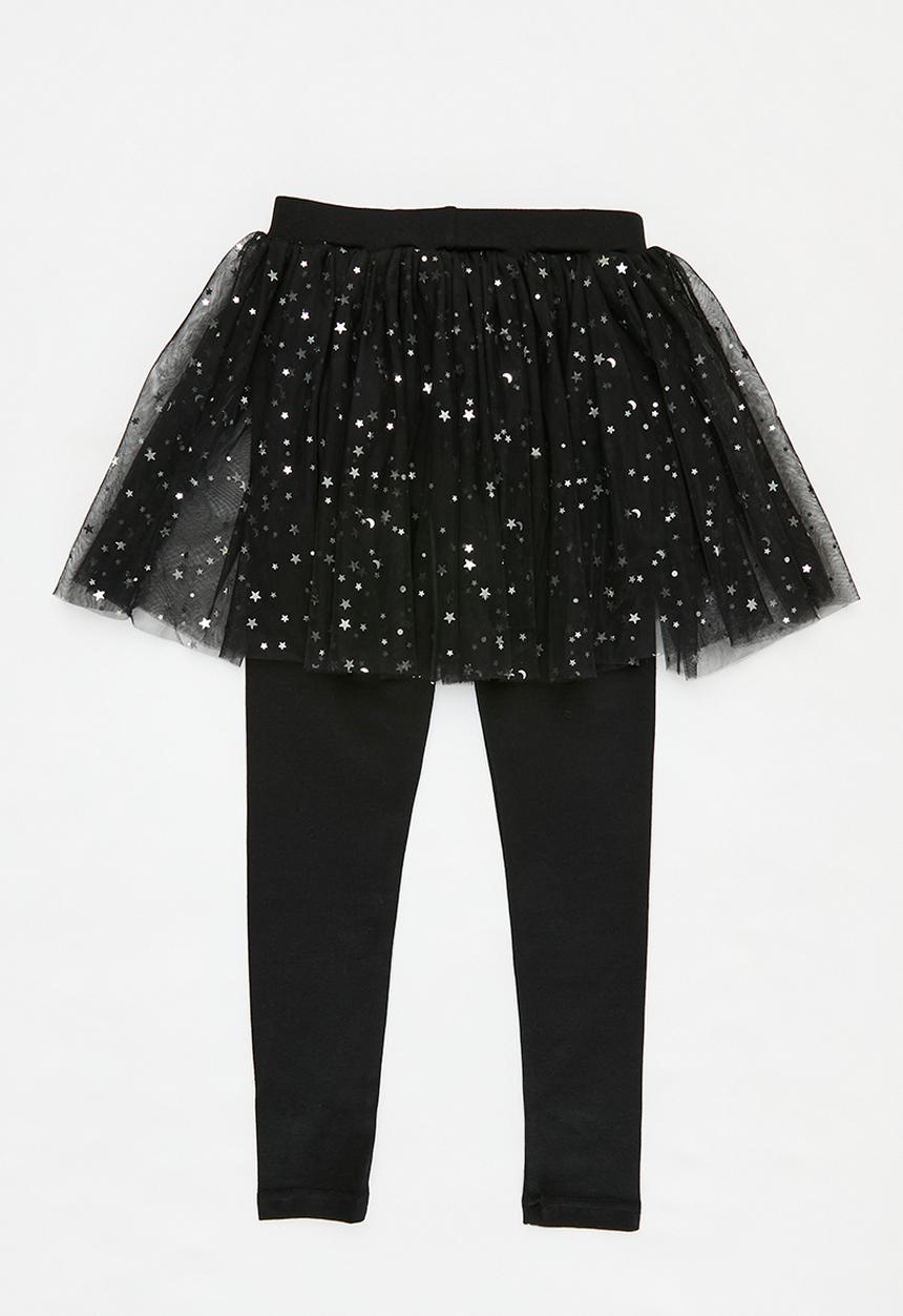 Pop Candy - Legging with tutu - black