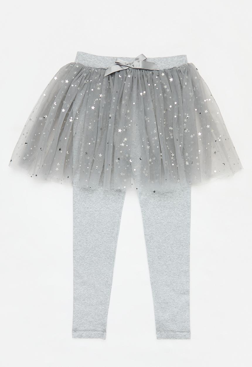 Pop Candy - Legging with tutu - grey