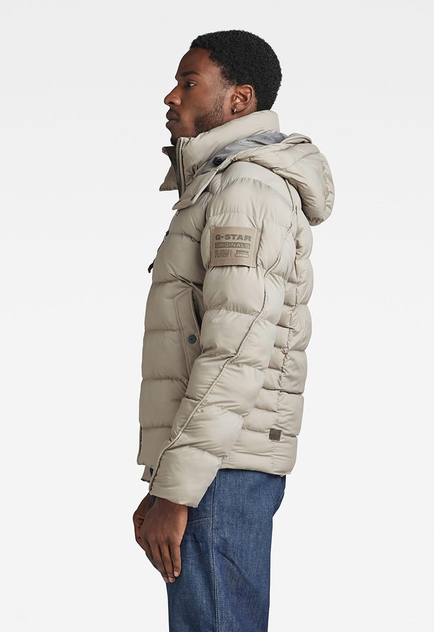G-STAR - G- Whistler Pdd Hdd Jkt Unic matte lite r wr - elephant skin
