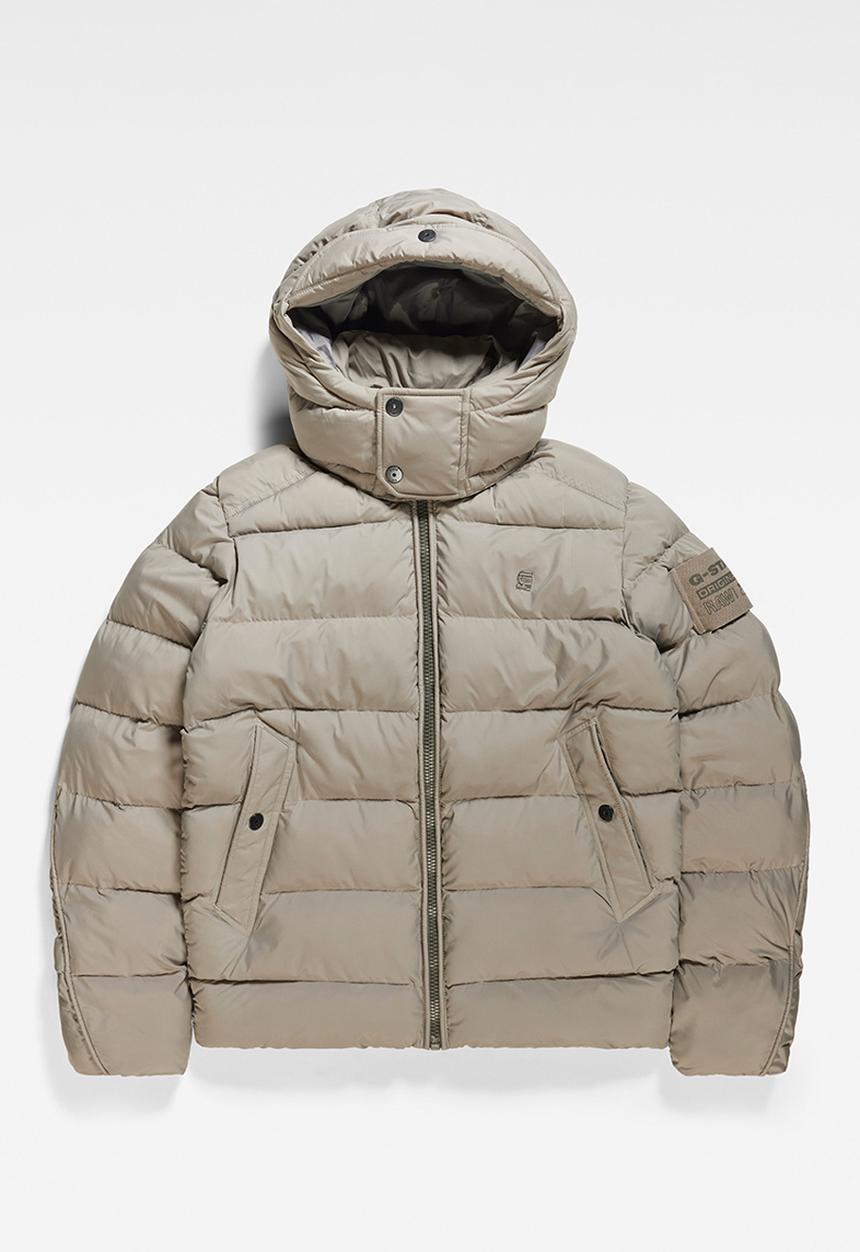 G-STAR - G- Whistler Pdd Hdd Jkt Unic matte lite r wr - elephant skin