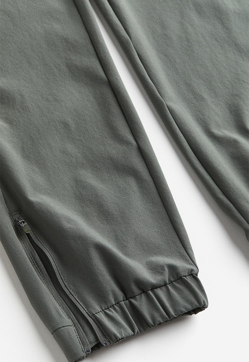 H&M - Drymove™ running trousers - dark khaki green