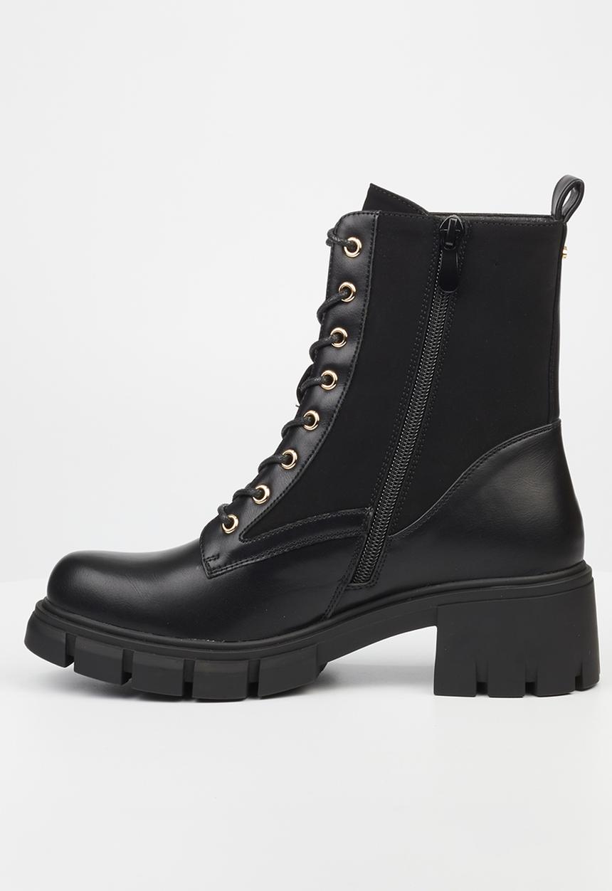 Miss Black - Odyssey 3 lace-up boot - black