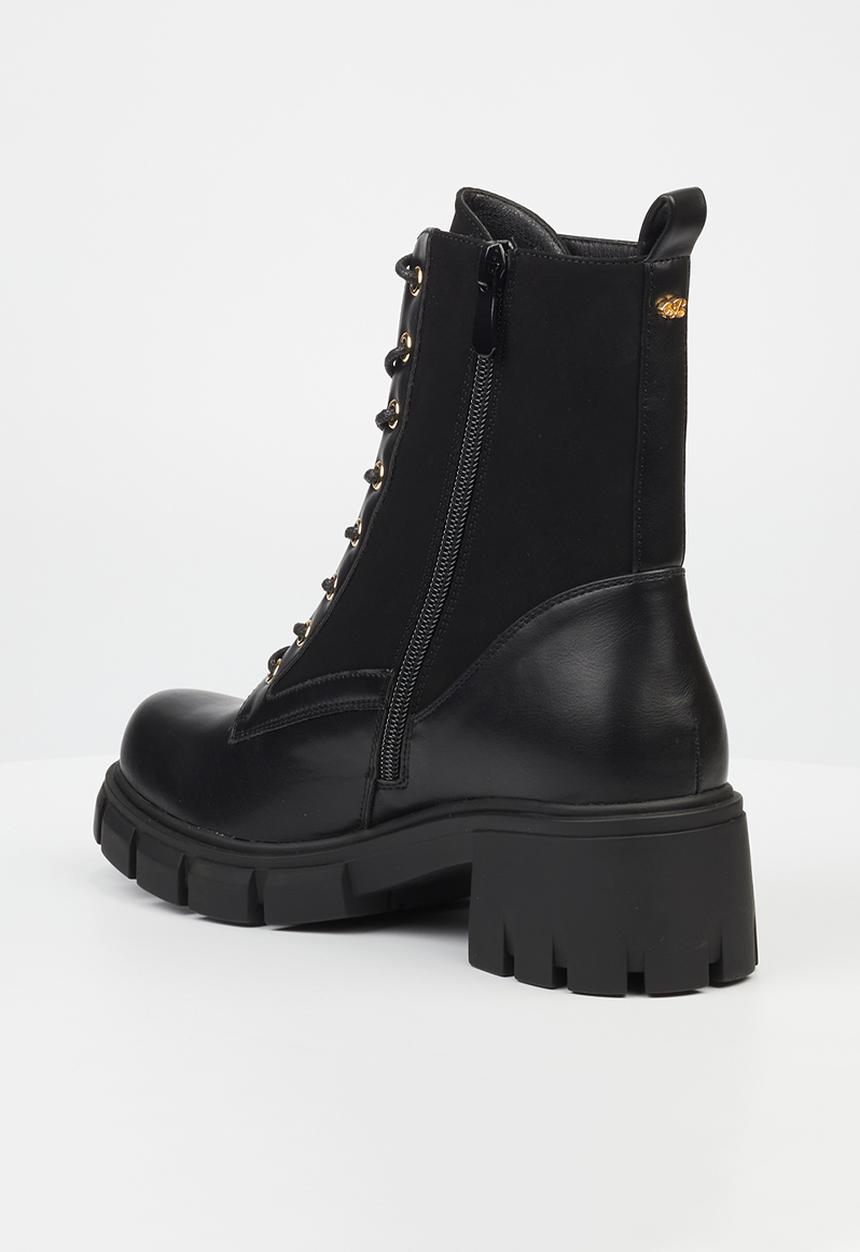 Miss Black - Odyssey 3 lace-up boot - black