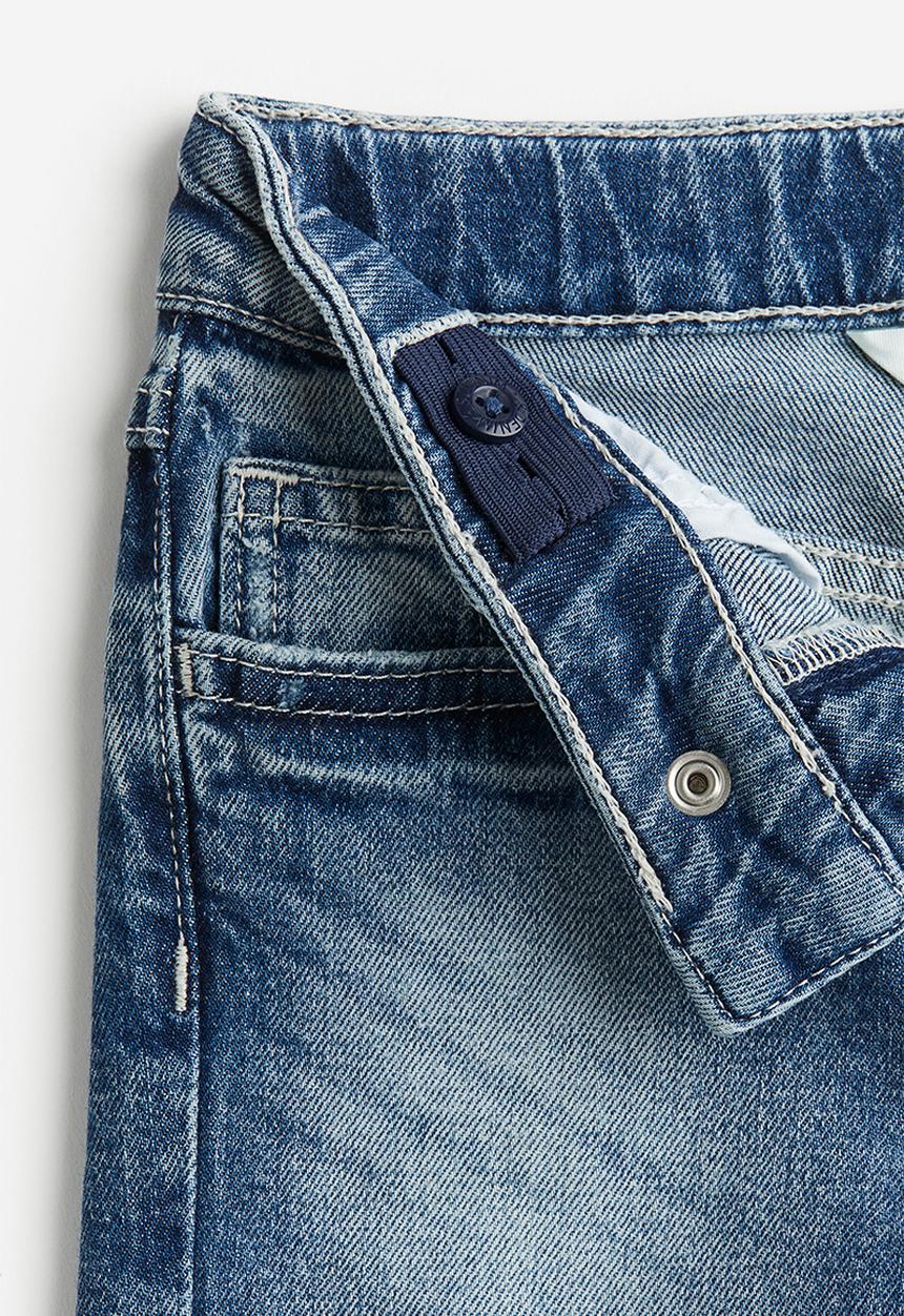 H&M - Relaxed tapered fit jeans - blue