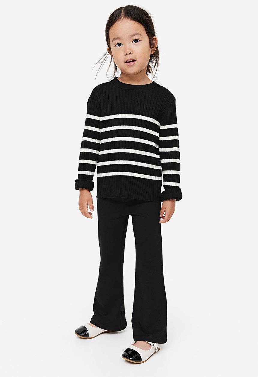 H&M - Flared leggings - black