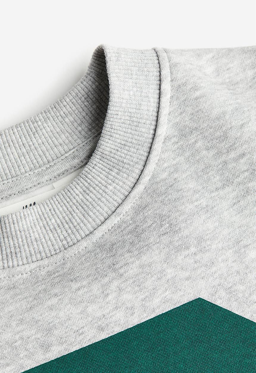 H&M - Oversized sweatshirt - grey multi