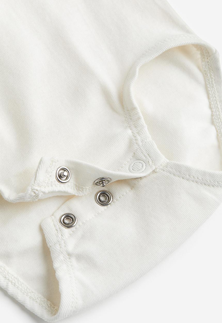 H&M - Collared bodysuit - white