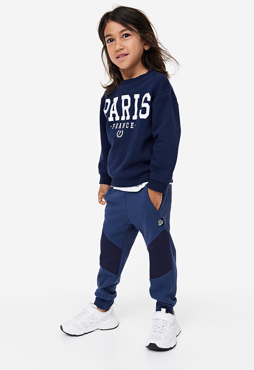 H&M - Reinforced-knee joggers - blue