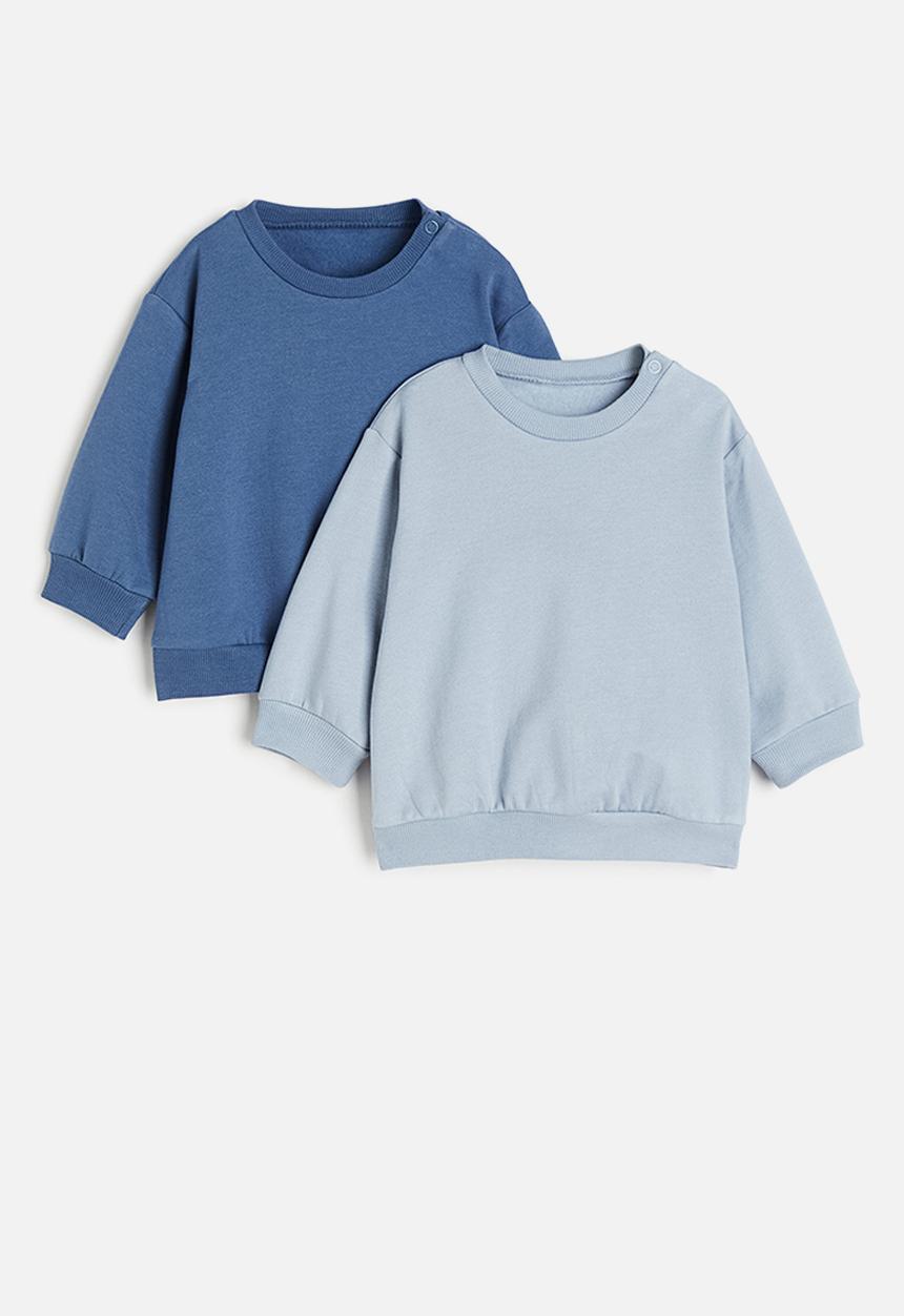 H&M - 2-Pack cotton sweatshirts - blue