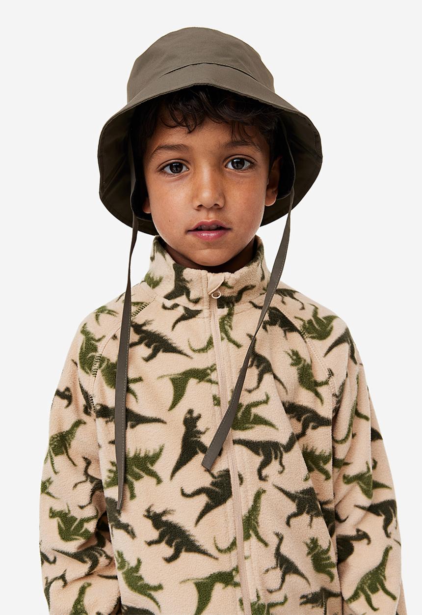 H&M - Fleece jacket - beige & dinosaurs 