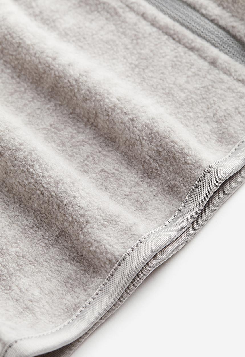 H&M - Fleece jacket - light grey marl