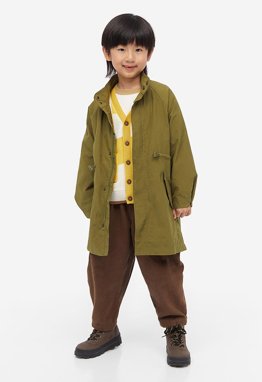 H&M - Water-repellent parka - khaki green