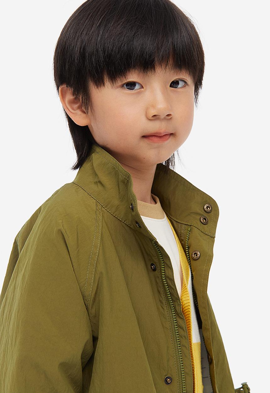 H&M - Water-repellent parka - khaki green