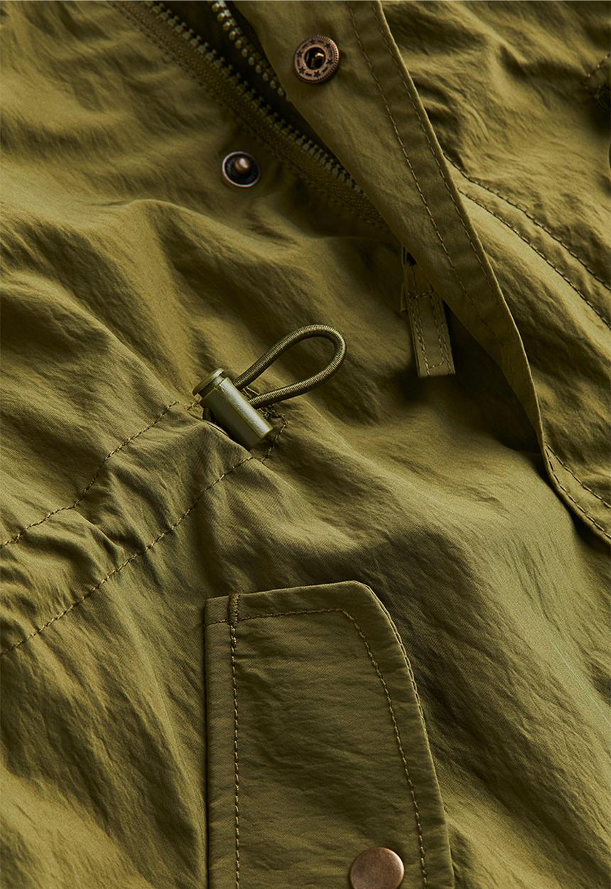 H&M - Water-repellent parka - khaki green