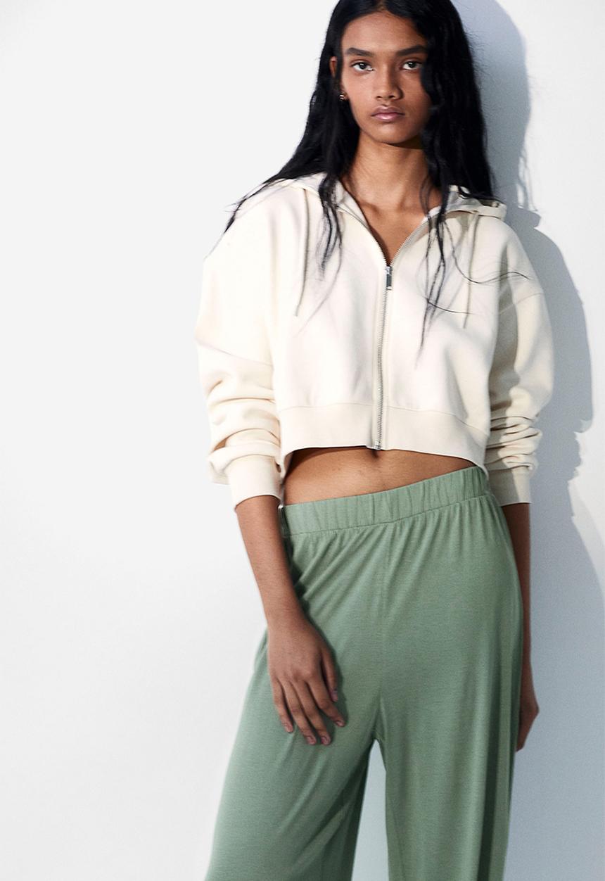 H&M - Loose fit trousers - green