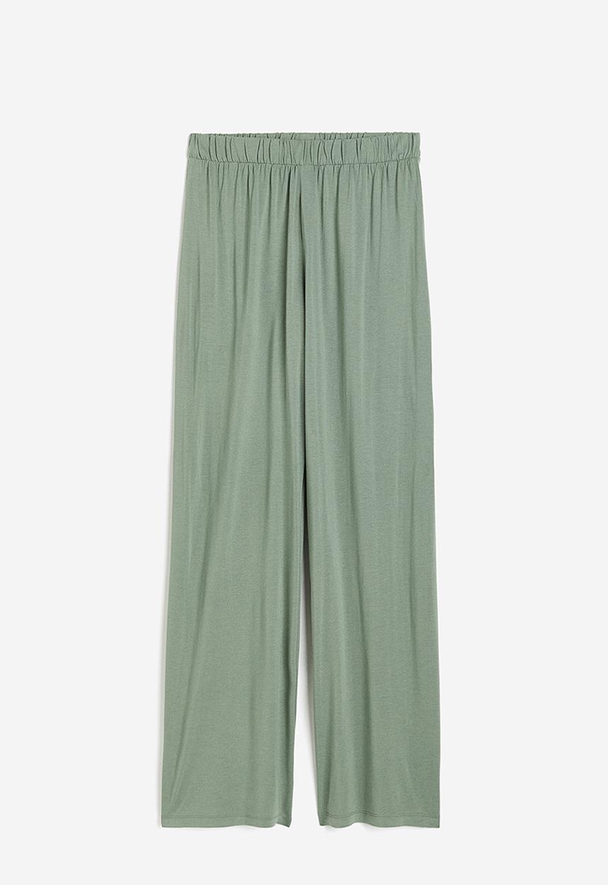 H&M - Loose fit trousers - green
