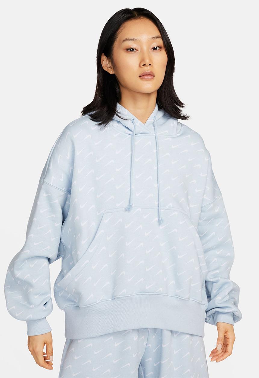 Nike - W nsw phnx flc oos aop hdy - lt armory blue