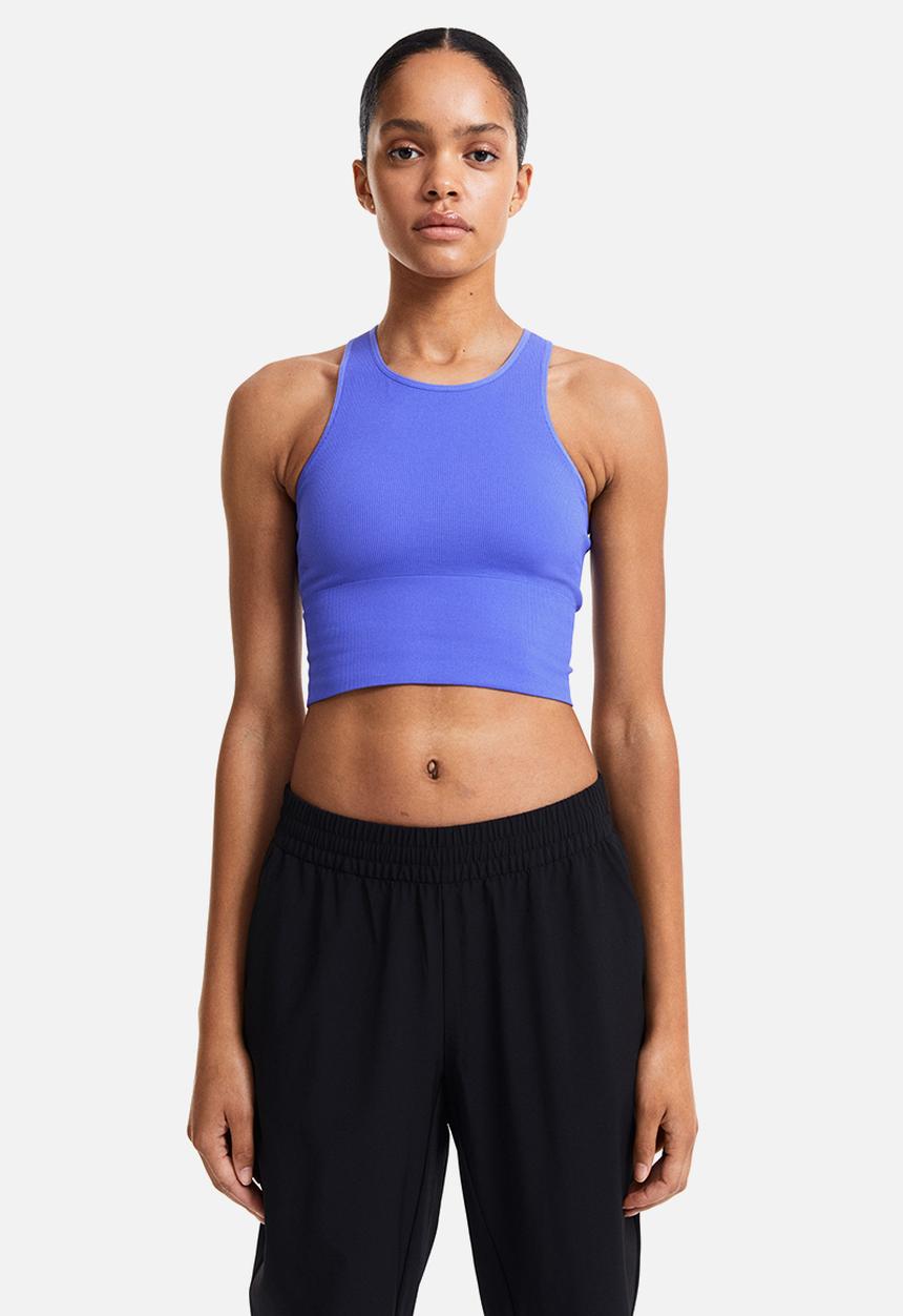 H&M - Drymove™ medium support sports bra - lavender blue