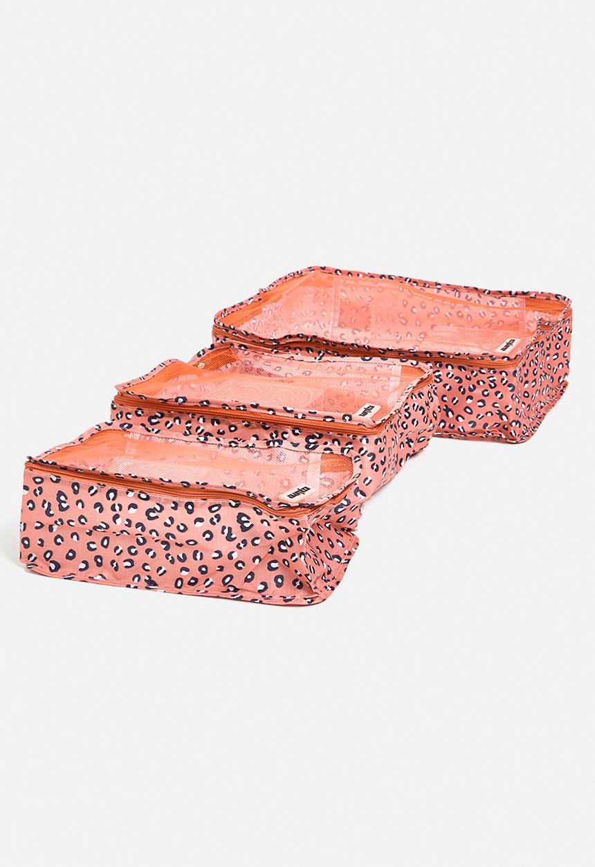 H&S - Jet setter packing cell set of 6 - pink