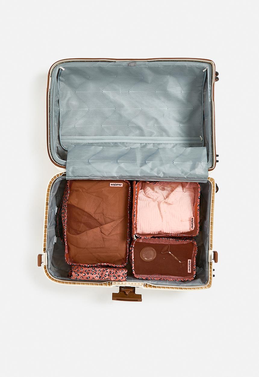 H&S - Jet setter packing cell set of 6 - pink