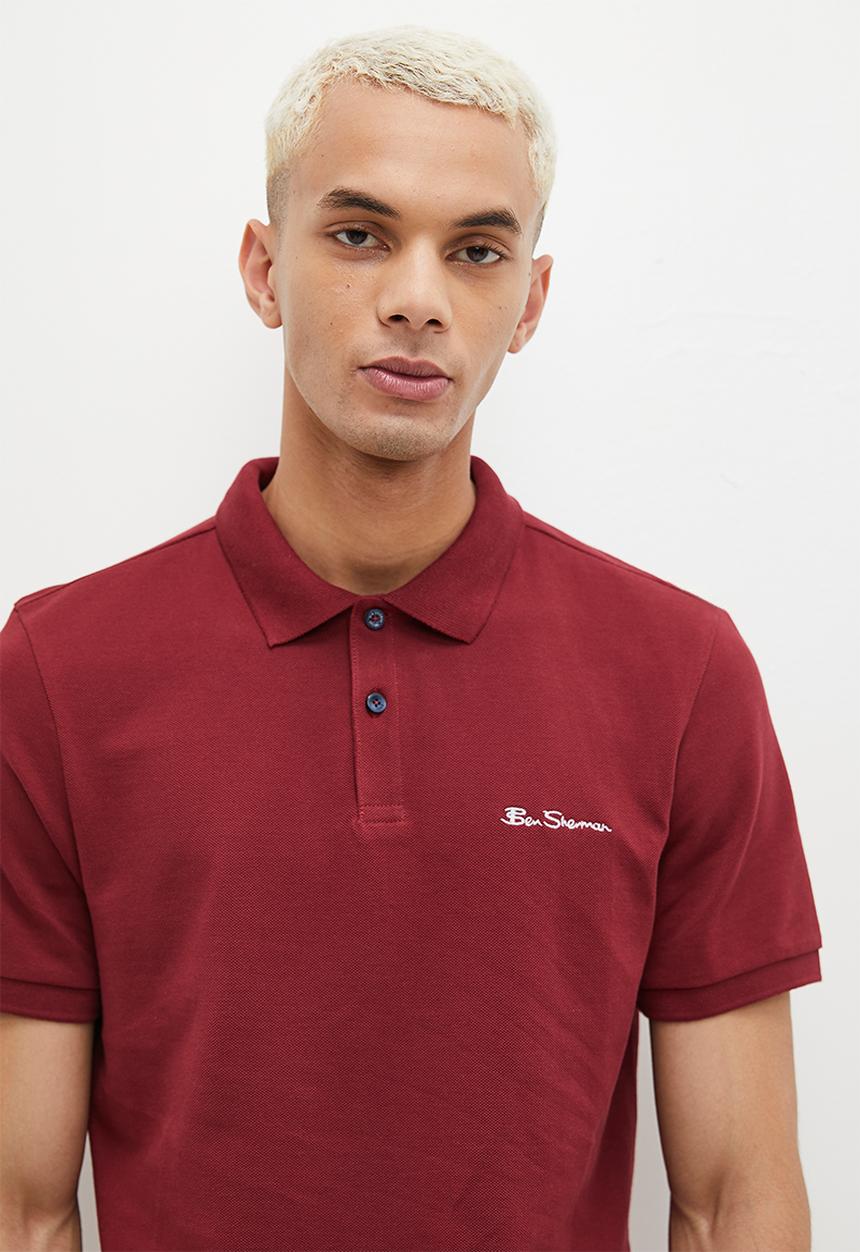Ben Sherman - Ben Polo Short Sleeve - Berry
