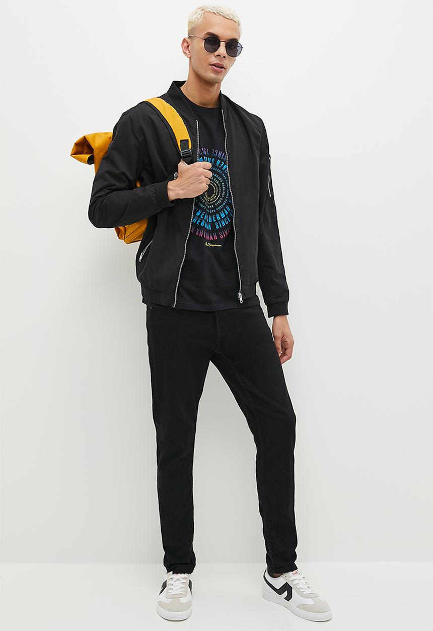 Ben Sherman - Swirl Target T-Shirt - Black